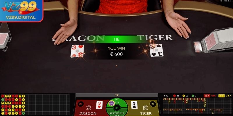 Dragon Tiger VZ99 - Game Một Lá Bài Quyết Định Thắng Thua 2 Cập nhật các cửa cược phổ biến tại Dragon Tiger VZ99