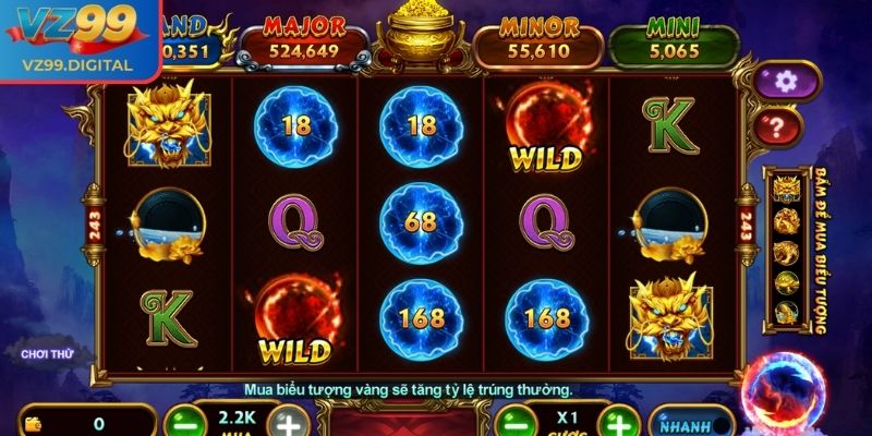 Tận dụng freepin trong Kho Báu Tứ Linh VZ99