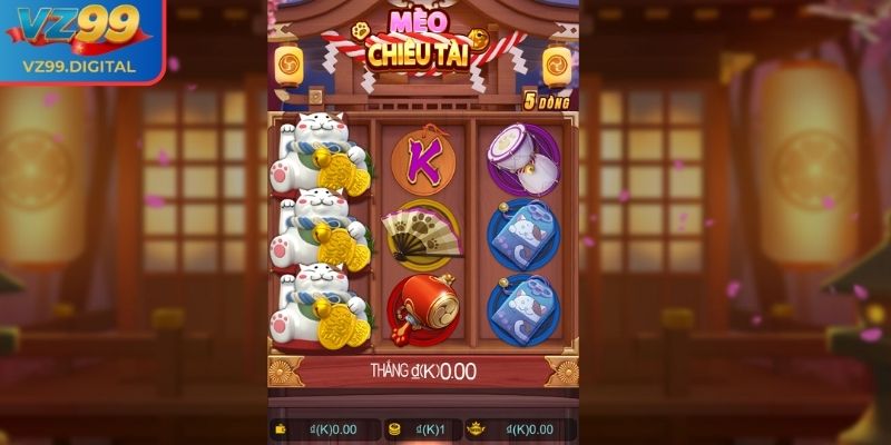Mèo Chiêu Tài VZ99 - Cách Quay Hũ Trúng Lớn Trong Game Hot 3 Khai thác tính năng nhân thưởng