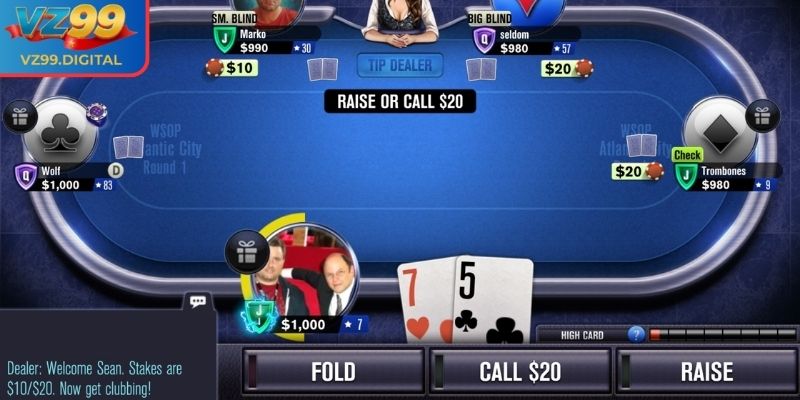 Poker VZ99 - Chiến Thuật Đỉnh Cao Giúp Làm Chủ Từng Ván Bài 3 Sử dụng chiến thuật “Semi-Bluff”