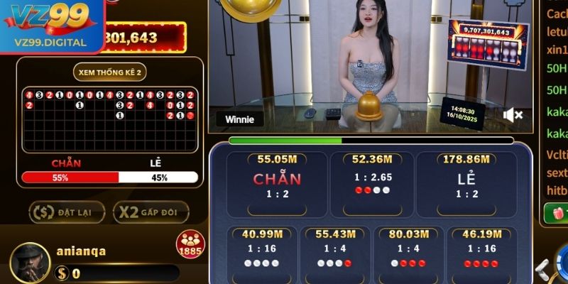 Xóc Đĩa VZ99 - Trải Nghiệm Chuẩn Casino Với Tỷ Lệ Thắng Cao 3 Áp dụng cầu 3–1 trong Xóc Đĩa VZ99